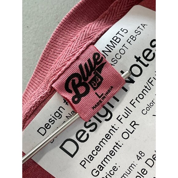 Blue 84 Stanford Cardinal Long Sleeve TShirt Mens Large Crewneck Red Cotton NEW - Picture 7 of 8